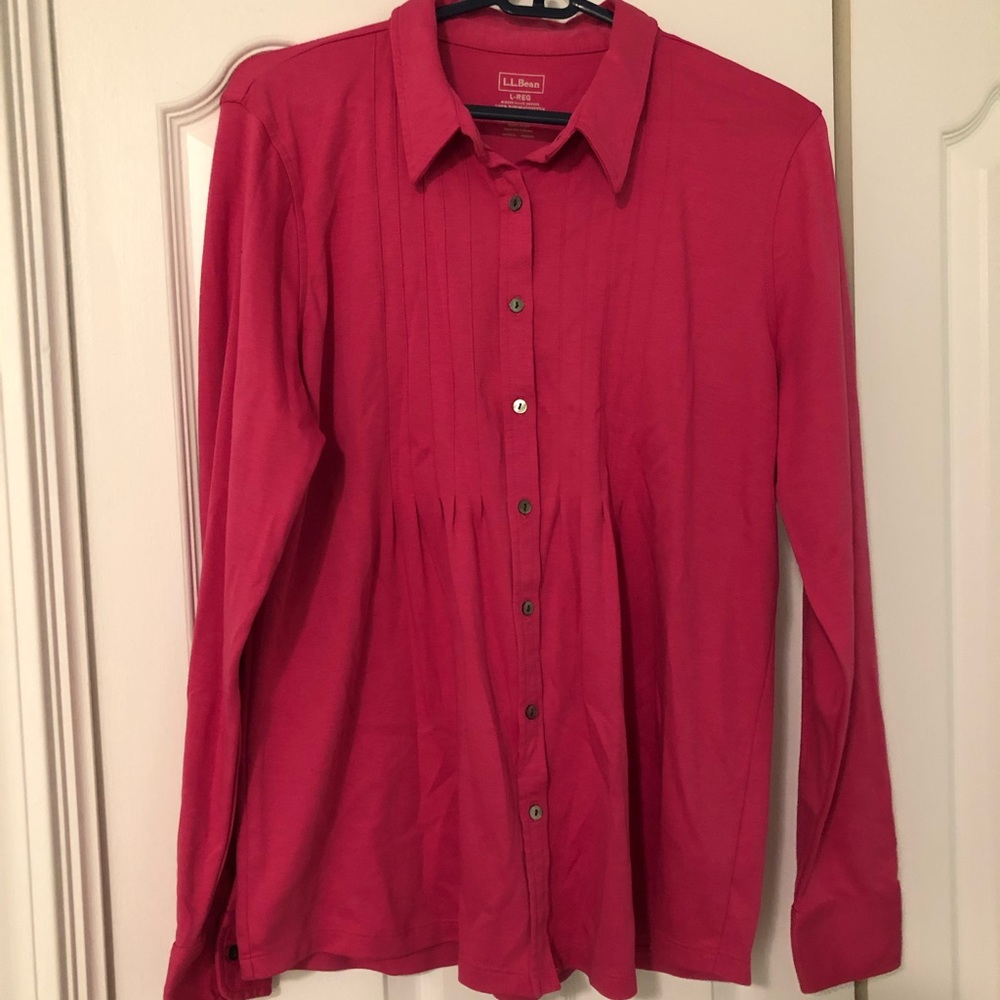 LL Bean button up